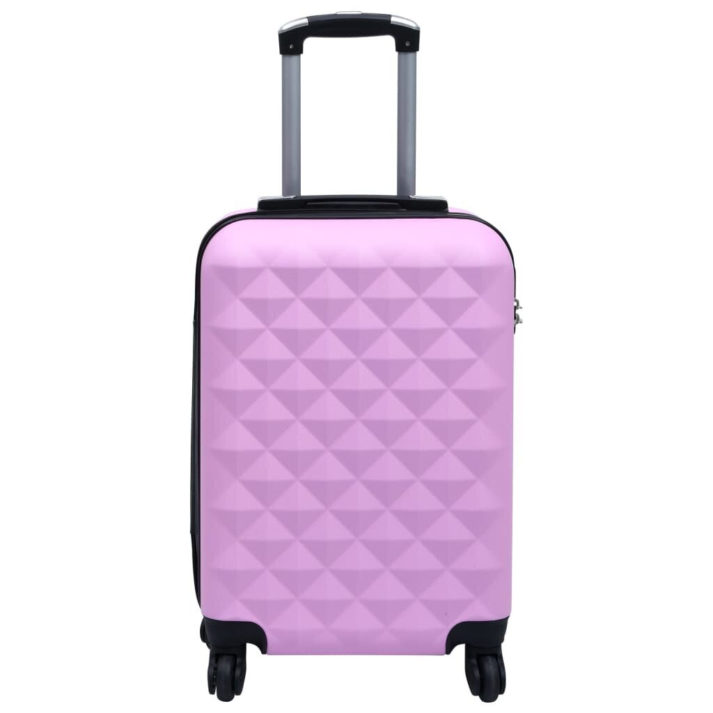 Mažas lagaminas su ratukais S, rožinis kaina ir informacija | Lagaminai, kelioniniai krepšiai | pigu.lt