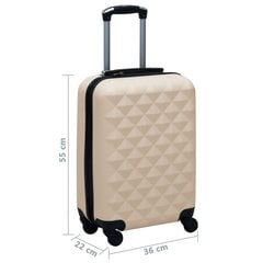 Mažas lagaminas S, auksinis kaina ir informacija | Lagaminai, kelioniniai krepšiai | pigu.lt