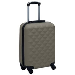 Mažas lagaminas su ratukais S, pilkas kaina ir informacija | Lagaminai, kelioniniai krepšiai | pigu.lt