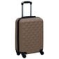 Mažas lagaminas su ratukais S, rudas kaina ir informacija | Lagaminai, kelioniniai krepšiai | pigu.lt