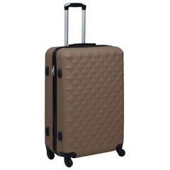 Didelis lagaminas su ratukais L, rudas kaina ir informacija | Lagaminai, kelioniniai krepšiai | pigu.lt