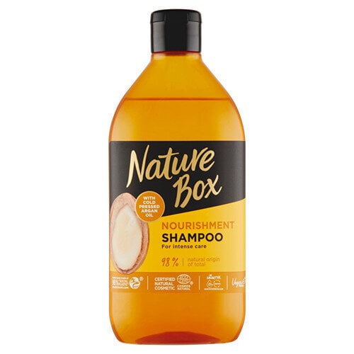 Intensyviai maitinantis šampūnas Nature Box, 385 ml kaina ir informacija | Šampūnai | pigu.lt