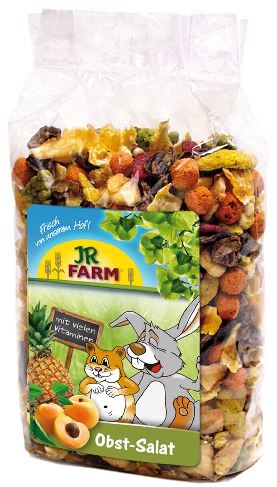 JR Farm graužikų pašaro papildas – vaisių mišinys Fruit Salad, 200 g kaina ir informacija | Graužikų ir triušių maistas | pigu.lt