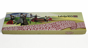 Конфеты «Gotiņa» пояс Лиелварде (коробка) Рождественский дизайн, 185 г цена и информация | Сладости | pigu.lt