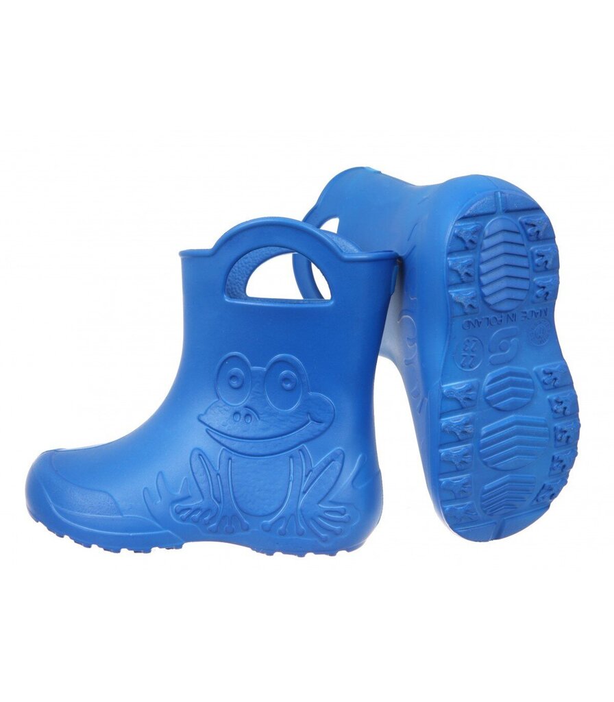 Guminiai batai Camminare Frog, mėlyni kaina ir informacija | Guminiai batai vaikams | pigu.lt