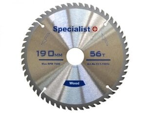 Specialist pj. diskas 165x36Tx30/20/16 цена и информация | Пилы, циркулярные станки | pigu.lt