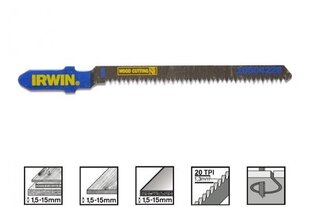 Pjūklelis siaurapj. (medžiui) T101AO Irwin, 83mm цена и информация | Механические инструменты | pigu.lt