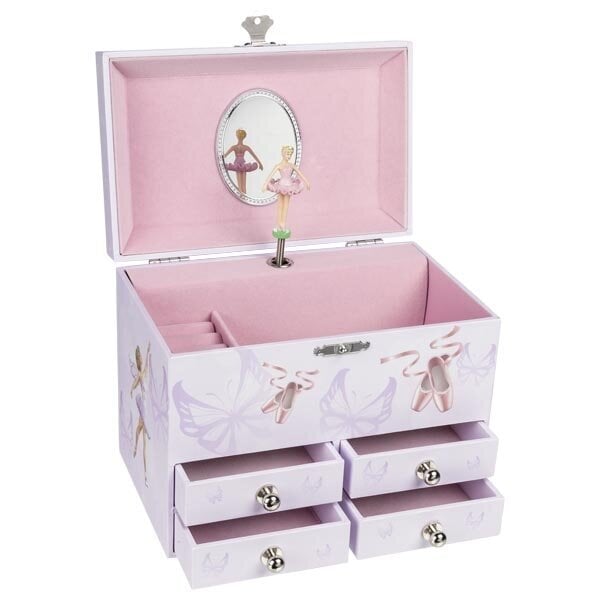 Muzikinė dėžutė su stalčiais - Balerina kaina ir informacija | Žaislai mergaitėms | pigu.lt