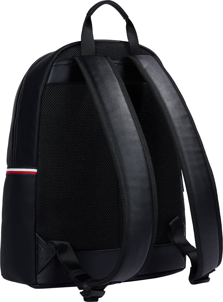 Kuprinė vyrams Tommy Hilfiger Essential PU Backpack, juoda kaina ir informacija | Kuprinės ir krepšiai | pigu.lt