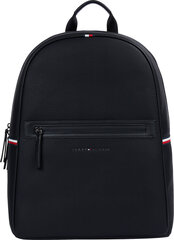 Kuprinė vyrams Tommy Hilfiger Essential PU Backpack, juoda цена и информация | Рюкзаки и сумки | pigu.lt