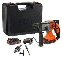 Аккумуляторный перфоратор SDS Black&Decker BCD900E2K цена и информация | Перфораторы | pigu.lt