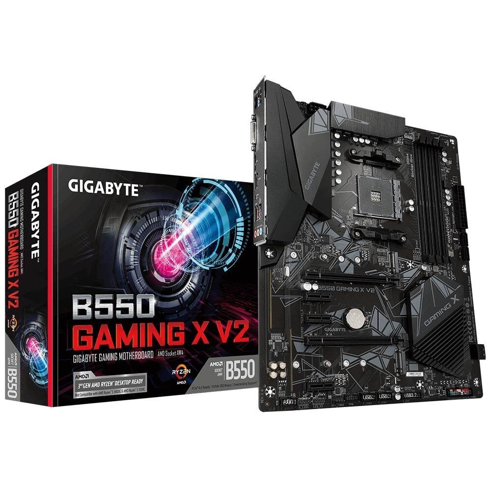 Pagrindinė plokštė Gigabyte B550 GAMING X V2 kaina ir informacija | Pagrindinės plokštės | pigu.lt