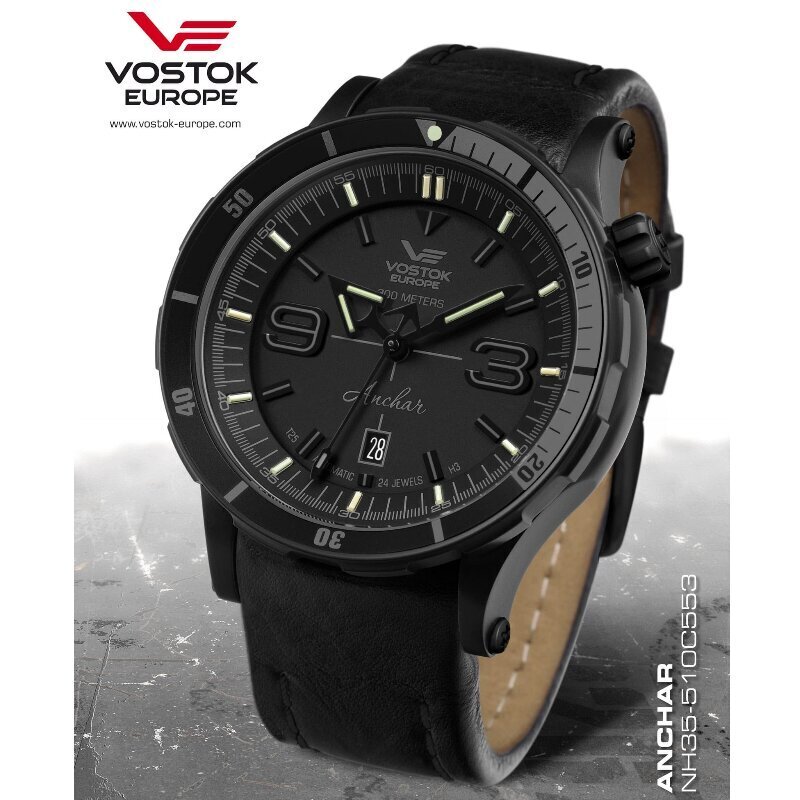 Laikrodis vyrams Vostok Europe Anchar NH35A-510C553 kaina ir informacija | Vyriški laikrodžiai | pigu.lt