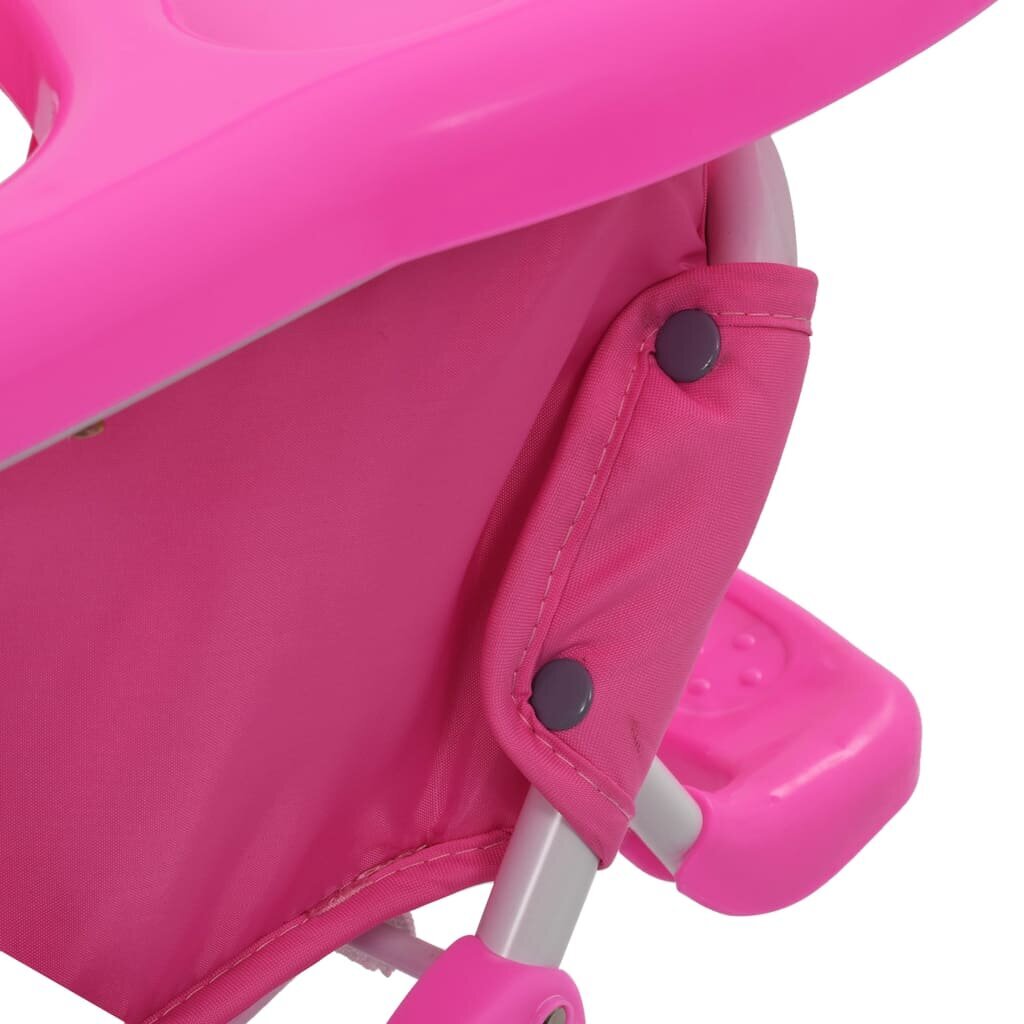 Aukšta maitinimo kėdutė VidaXL, rožinė kaina ir informacija | Maitinimo kėdutės | pigu.lt