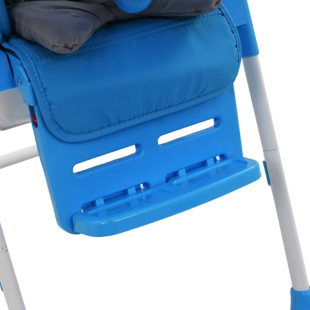Aukšta maitinimo kėdutė VidaXL, mėlyna цена и информация | Maitinimo kėdutės | pigu.lt
