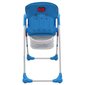 Aukšta maitinimo kėdutė VidaXL, mėlyna kaina ir informacija | Maitinimo kėdutės | pigu.lt