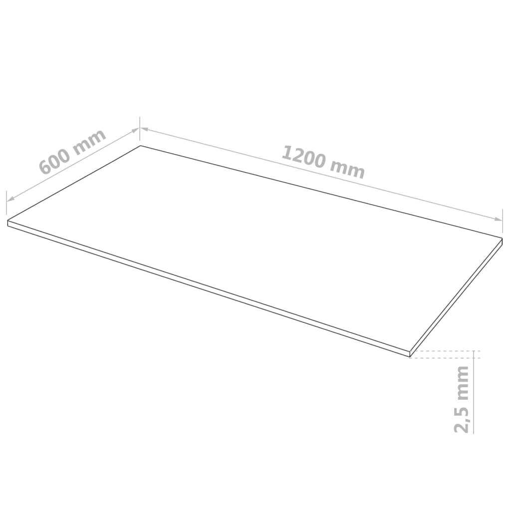 MDF plokščių lakštai, 120x60 cm, 5 vnt kaina ir informacija | Kiti priedai baldams | pigu.lt