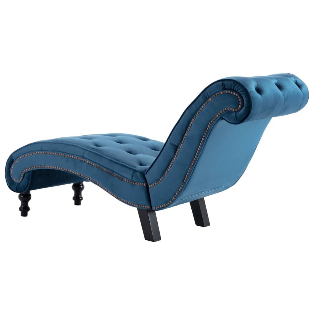Gultas, mėlynos spalvos, aksomas kaina ir informacija | Svetainės foteliai | pigu.lt