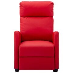 Откидывающееся массажное кресло, красное цена и информация | Кресла в гостиную | pigu.lt