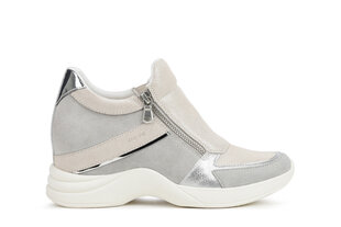 Laisvalaikio batai Geox Armonica, pilki kaina ir informacija | Sportiniai bateliai, kedai moterims | pigu.lt