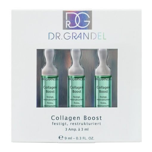 Aktyvaus koncentrato ampulės Dr.Grandel Collagen Boost, 3 x 3ml цена и информация | Veido aliejai, serumai | pigu.lt