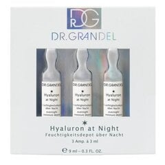Ампулы с эффектом лифтинга Hyaluron at Night Dr. Grandel (3 мл) цена и информация | Сыворотки для лица, масла | pigu.lt