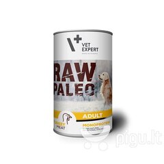 Консервы для взрослых собак с индейкой без зерновые Raw Paleo, 800 г цена и информация | Консервы для собак | pigu.lt