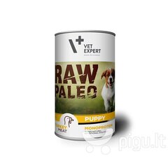 Консервы для щенков с индейкой без зерновые Raw Paleo, 800 г цена и информация | Консервы для собак | pigu.lt