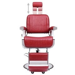 Kirpėjo kėdė, raudona, 68x69x116 cm, dirbtinė oda kaina ir informacija | Biuro kėdės | pigu.lt