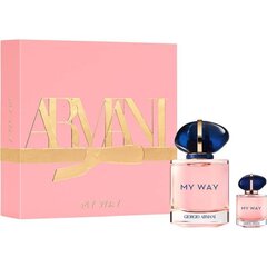 Rinkinys Giorgio Armani My Way moterims: kvapusis vanduo EDP, 50 ml + kvapusis vanduo EDP, 7 ml kaina ir informacija | Kvepalai moterims | pigu.lt