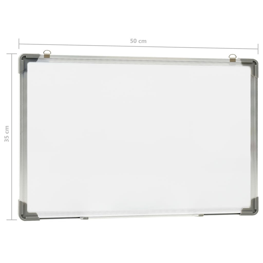 Magnetinė sauso valymo lenta, 50x35 cm, balta kaina ir informacija | Kanceliarinės prekės | pigu.lt