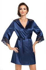 Халат женский Donna Eva, синий цена и информация | Женские халаты | pigu.lt