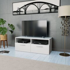 Televizoriaus spintelė, 95x35x36 cm, balta kaina ir informacija | TV staliukai | pigu.lt