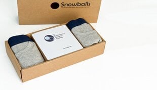 Мужское охлаждающее белье Snowballs, серое цена и информация | Мужские трусы | pigu.lt