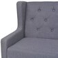 Trivietė sofa, pilka цена и информация | Sofos | pigu.lt