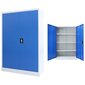 Spintelė 90x40x140 cm pilka - mėlyna kaina ir informacija | Svetainės spintelės | pigu.lt