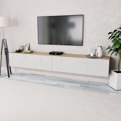 Televizizoriaus spintelė, 2 vnt., 120x40x34 cm цена и информация | Тумбы под телевизор | pigu.lt