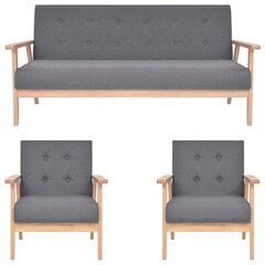 Комплект дивана из 3 частей цена и информация | Комплекты мягкой мебели | pigu.lt