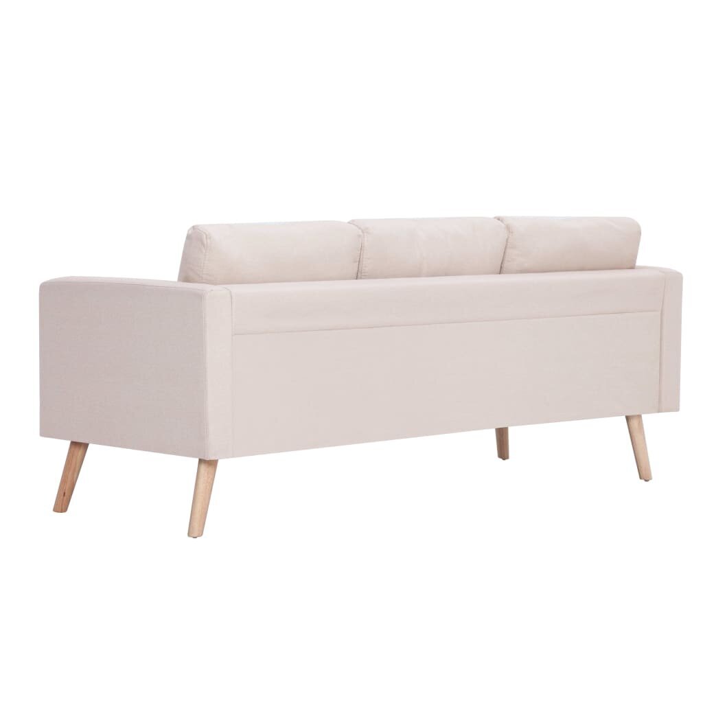 Trivietė sofa, rusva цена и информация | Sofos | pigu.lt