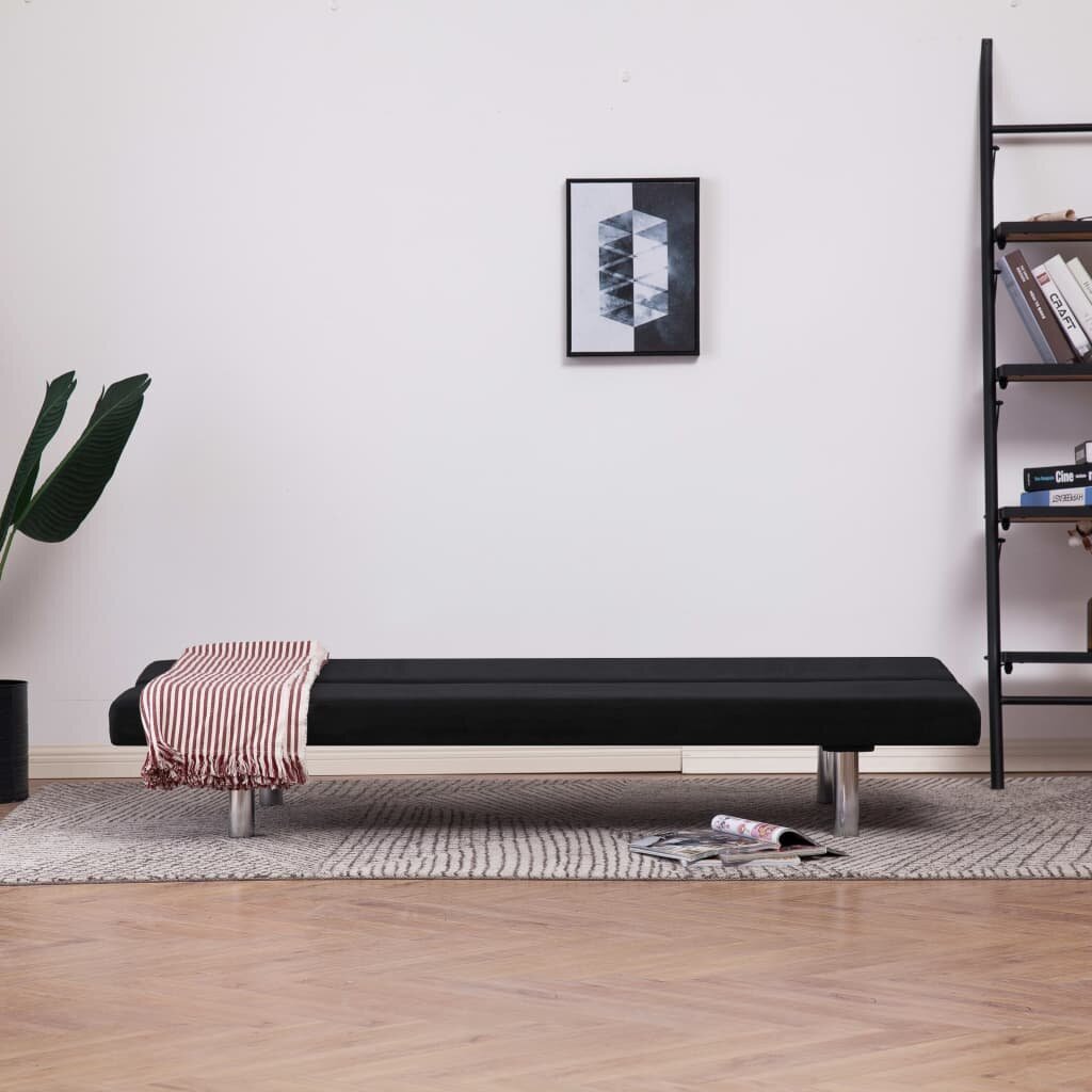 Sofa-lova, juoda kaina ir informacija | Sofos | pigu.lt