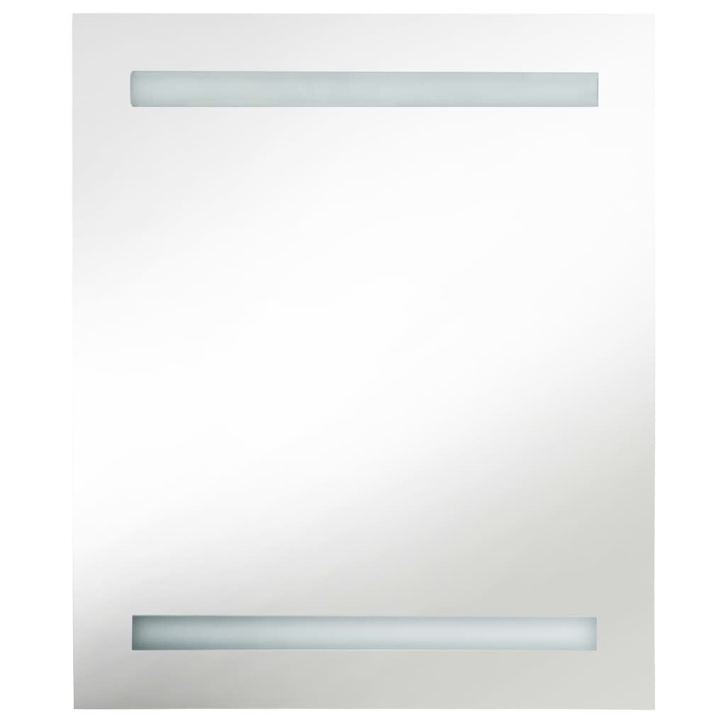 Veidrodinė vonios spintelė su LED apšvietimu, 50x13,5x60 cm kaina ir informacija | Vonios spintelės | pigu.lt