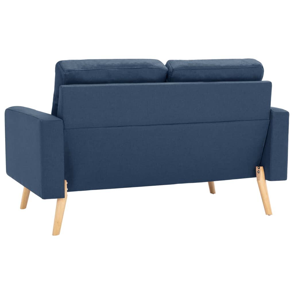 Dvivietė sofa, mėlyna kaina ir informacija | Sofos | pigu.lt