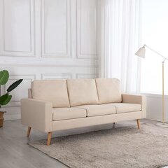 Trivietė sofa, rusva kaina ir informacija | Sofos | pigu.lt
