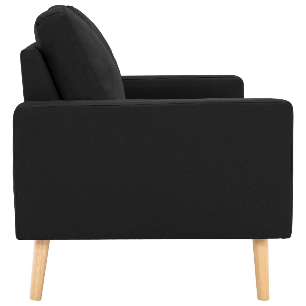 Trivietė sofa, juoda kaina ir informacija | Sofos | pigu.lt