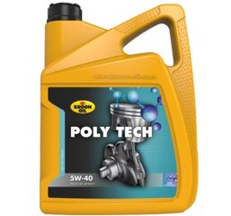 Kroon-Oil Poly Tech 5W-40 моторное масло, 5 л цена и информация | Моторные масла | pigu.lt