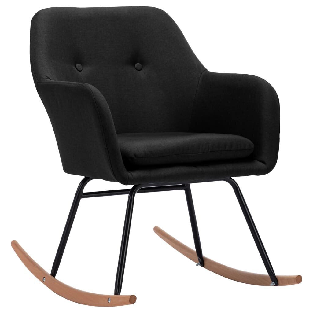 Supama kėdė, juoda цена и информация | Svetainės foteliai | pigu.lt