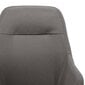 vidaXL Supama kėdė, šviesiai pilkos spalvos, audinys  kaina ir informacija | Svetainės foteliai | pigu.lt
