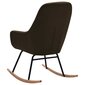vidaXL Supama kėdė, rudos spalvos, audinys  kaina ir informacija | Svetainės foteliai | pigu.lt