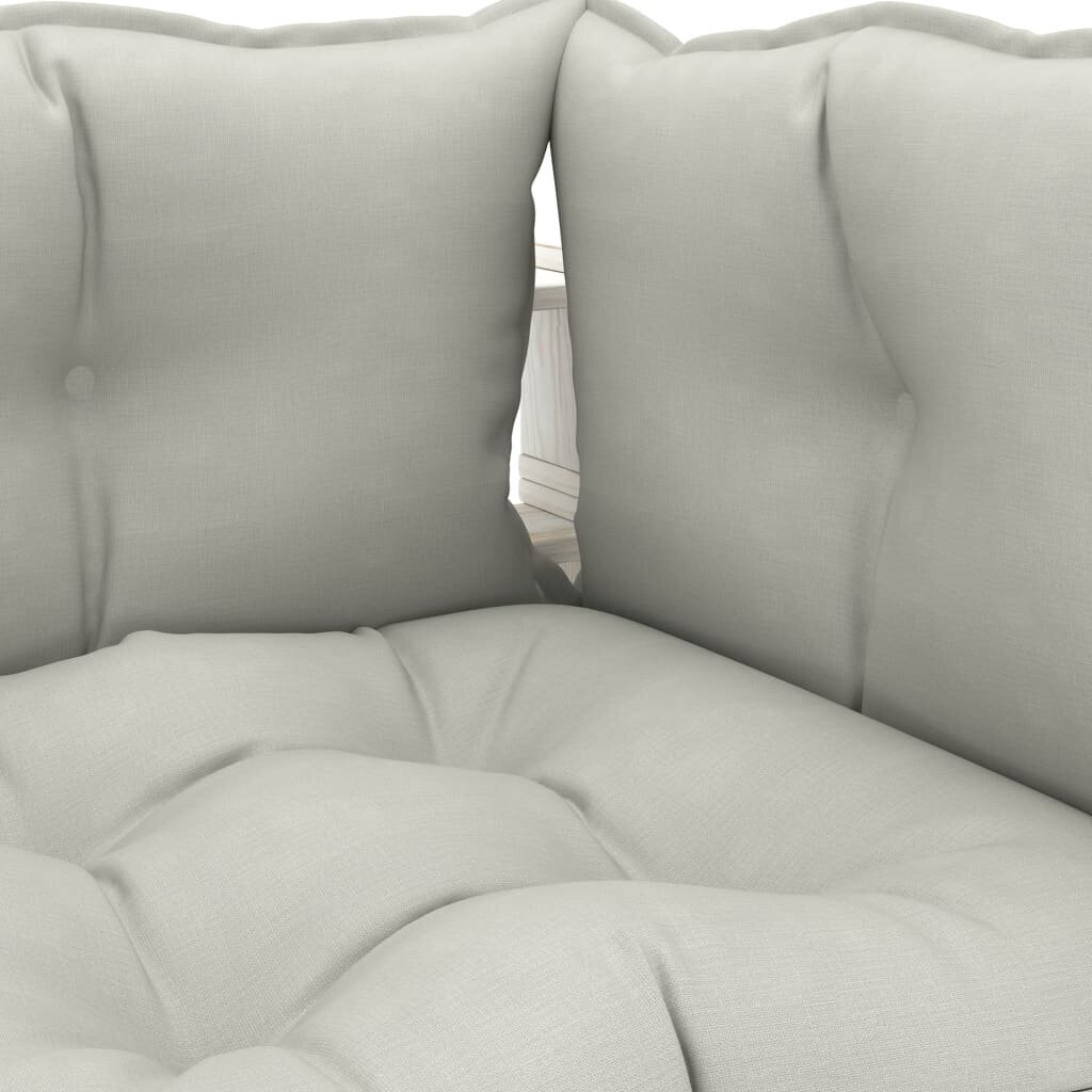 vidaXL Poilsio komplektas iš palečių su pagalvėmis, 5 dalių, mediena kaina ir informacija | Lauko baldų komplektai | pigu.lt