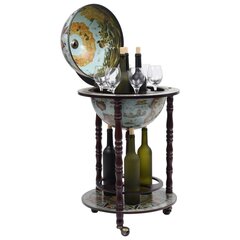 Vyno butelių laikiklis, mėlynas, eukaliptas, gaublio formos цена и информация | Кухонная утварь | pigu.lt